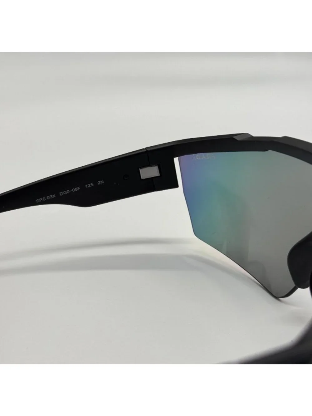 Prada Linea Rossa PS03XS DG008F Men Black Multicolor Sport Sunglasses Authentic